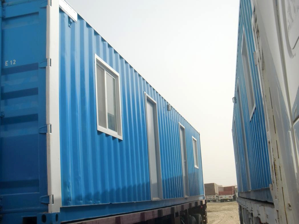 4 Converted Shipping Containers, FloorPlans